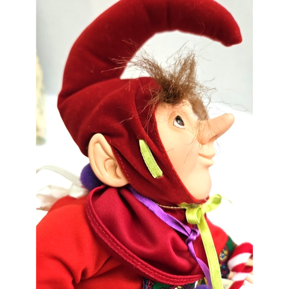 Brinn's Hidden Kingdom Pooder Snoot 16" Vintage Poseable Elf Doll w/ Box & COA - Picture 8 of 10